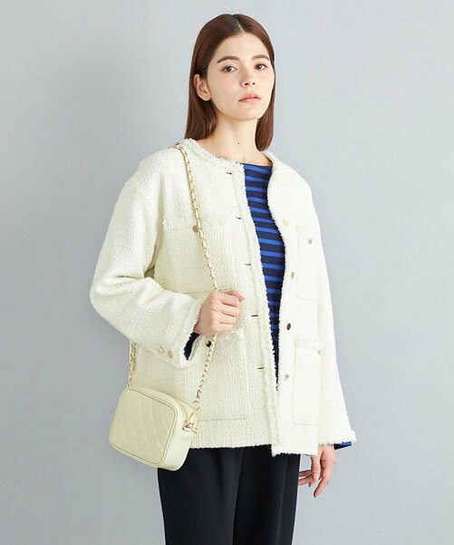 SHIPS|GIOLICA ツイードジャケット◇ | Rakuten Fashion(楽天